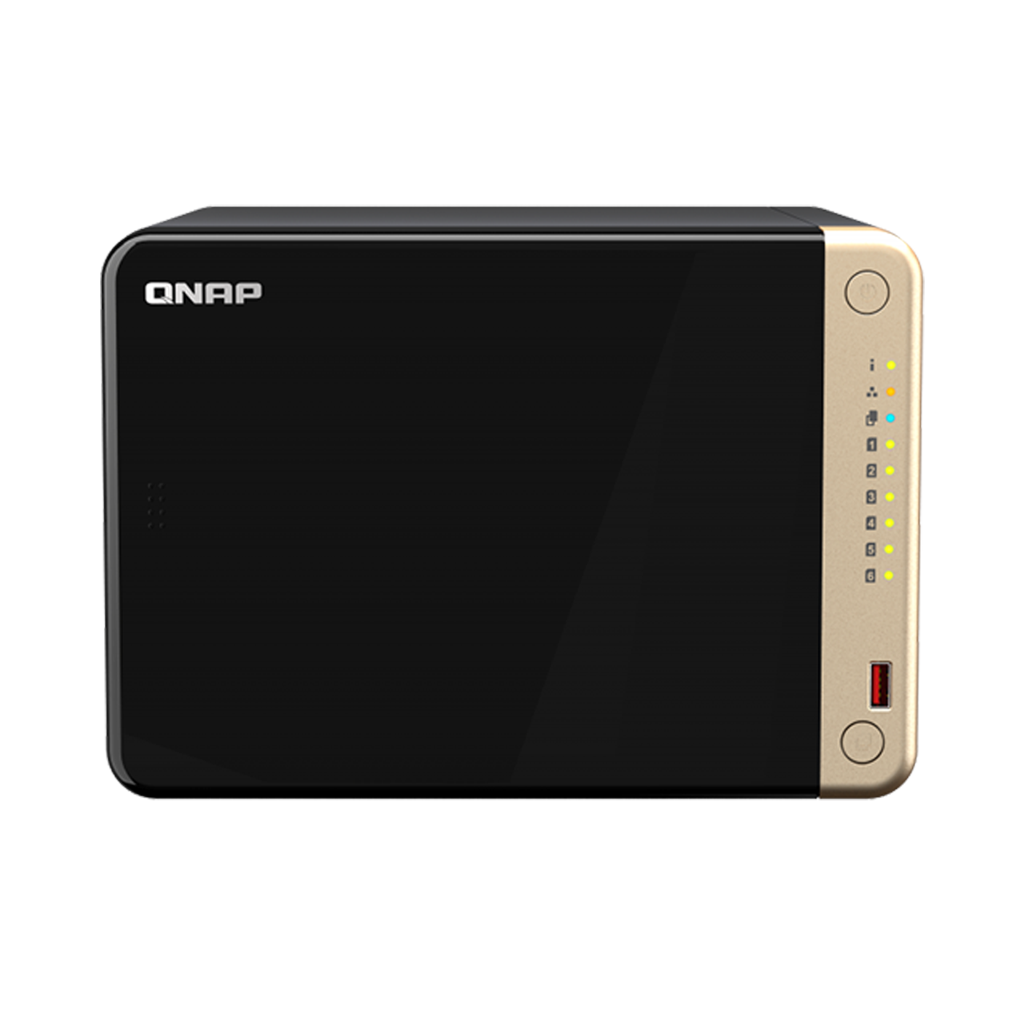 60547_22B54B55-C8A8-630A-A9F70D050B20BDF8_b QNAP TS-664-8GB RAM 6 Hdd Yuvalı Tower NAS - Görsel 1