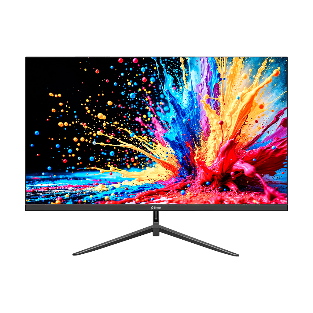 67016_M32SF_img_b ttec M27SF 27” FHD Çerçevesiz LED Monitör, VGA+HDMI (TSS) - Görsel 1
